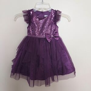 jona michelle holiday dress purple Purple Multi Floral Corinne Cut-Out Midi Dress main image 1